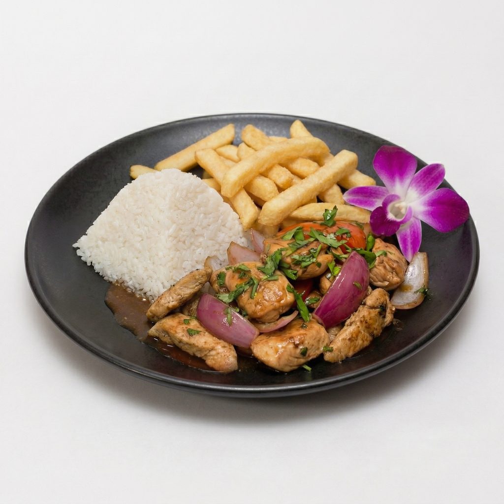 Pollo Saltado.