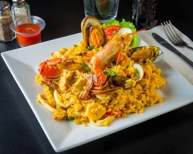 Arroz Con Mariscos.